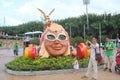 AsiaÃ¯Â¼ÅchinaÃ¯Â¼ÅShenzhenÃ¯Â¼Åthe Indian Head statue in Happy Valley square